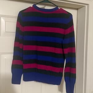 David lerner striped sweater